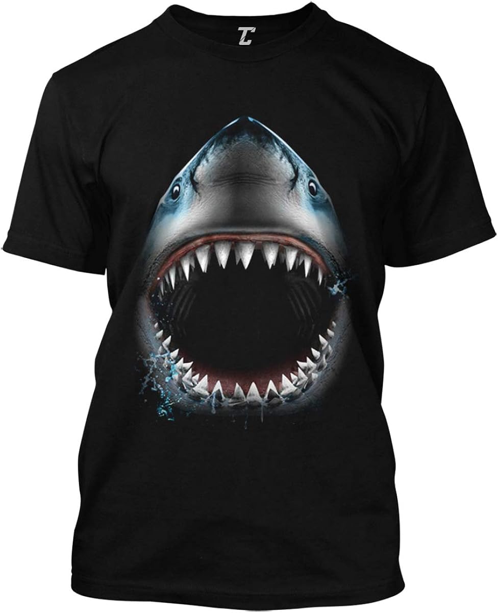 Shark Face - Great White Sea Creature Men's T-Shirt