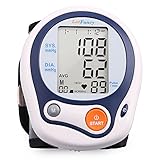 LotFancy Blood Pressure Monitor Cuff Wrist, Digital BP Monitor, Adjustable Wrist Cuff (5&rdquo;-8&rdquo;), 60 Memory for User, Digital Sphygmomanometer for Irregular Heartbeat Detection, Portable Case Included