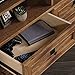 Sauder Palladia Corner TV Stand Console Entertainment Credenza, in Vintage Oak