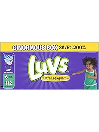Luvs Ultra Leakguards Diapers Size 6, 112 Count