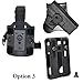 Tactical Scorpion Gear Modular Level II Retention Paddle Holster: Fits Ruger LC9 LC9s LC380