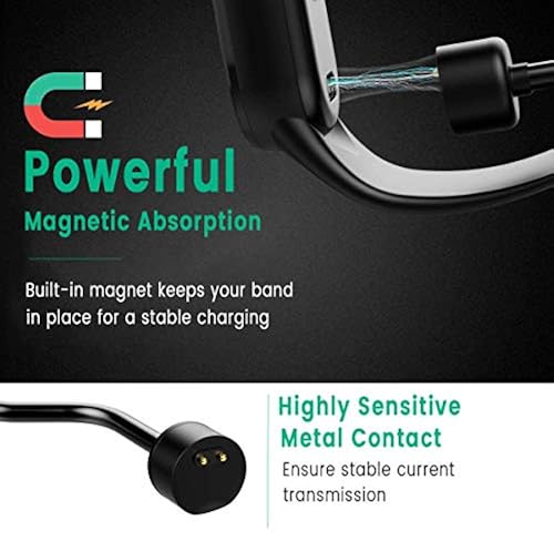 Mi Band Charger Cable, Smart Watch Cord Compatible for Xiaomi Mi