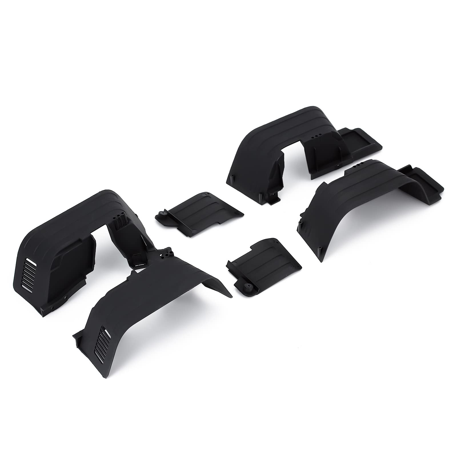 INJORA RC Fender RC Mud Flaps Fender Set RC Splash Guard for 1/10 RC Crawler Axial SCX10 II 90046 90047