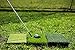 Keenstone Turf Golf Hitting Mat (12 Golf Tees & 1 Rubber Tee & 3 Position Marks Included) - Portable Heavy Duty Rubber Base Golf Grass Mat for Indoor or Outdoor Training (S(12” x 25”))