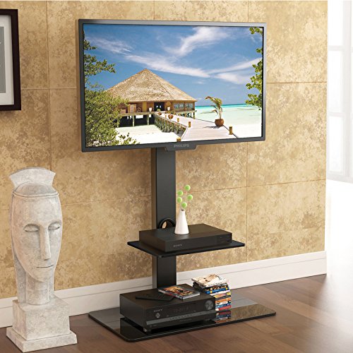 Fitueyes TT207001MB Swivel TV Stand and Mount  for 32-65 Inch