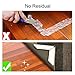 8 PCS Scientific Large Size Anti Curling Carpet Tape Rug Gripper, CozyUS Keep Rug In Place and Keep Corners Flat, Advanced Gecko Foot Non Residual Technology, Double Sided, 2X Grip, Reusable (Large)