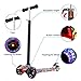 Hikole Scooter for Kids, Kick Scooter for Toddlers Girls & Boys with LED Light Up Scooters Wheels, Adjustable Height Scooter for Children Ages 4-12 Max Load 50KG