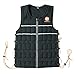 Hyperwear Hyper Vest ELITE Fully Adjustable Weight Vest - Stretch CORDURA® Fabric Zipper Thin Steel Weights - Weighted Vests for Running, Strength, Endurance, Walking - Sizes S, M, L, XL