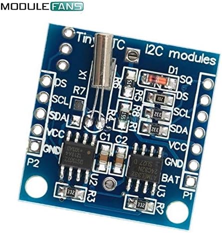 2PCS I2C IIC RTC DS1307 AT24C32 Real Time Clock Module for Arduino 51 AVR ARM PIC for Arduino UNO Without Battery