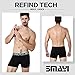 5Mayi Men's Underwear Boxer Briefs Cotton Regular Long Mens Boxer Briefs Underwear Men Pack S M L XL XXL (Large, A:5 pairs Short-leg boxer briefs)