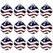 LUOEM July of 4th Ball Hanging Independence Day Party Decor Patriotic Ball Ornaments Holiday Wedding Tree Decorations,Pack of 12