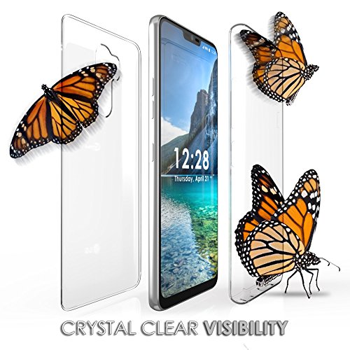 LG G7 ThinQ Case, BeyondCell TriMax 360 Clear Full Body Built in Screen Protector For LG G7 (2018 Released) - Parasailing