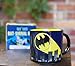 Batman Bat Signal Heat Changing Coffee Mug - DC Comics Officially Licensed - - Add Hot Water and Batman Comes to the Rescue - Comes in a Fun Gift Box