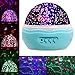 Calming Autism Sensory LED Light,Ocean Projector Night Light,16 Modes Colorful Projector Lamp and Rotation,Sea Animals Show on Nursery Kids Bedroom for Relax