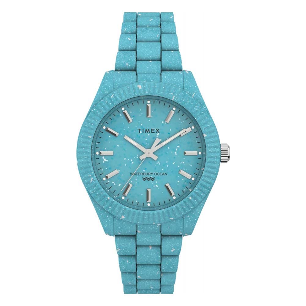 Timex Eco-Friendly 37mm Women’s Analog Watch | Made from Recycled Ocean Plastic | Luminant Hand Markers