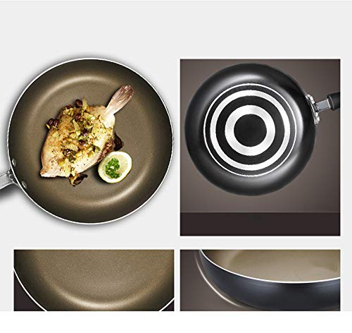 ZZY Pan Non-Stick Frying Pan Pancake Pot 26cm Fried Egg Pot Steak Pot Gas Stove Pot Small Wok - Thumbnail 3