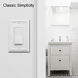 OKAWYC Single Decorator Light Switch Cover Adler