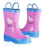 Sanrio Hello Kitty Girl's Pink Rain Boots (Toddler/Little Kid)