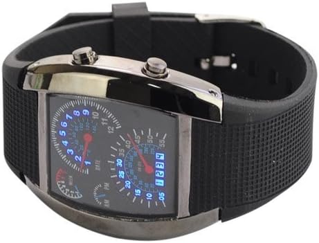 29803 Gift Unisex NWxJo Blue Binary mK3f6bb LED Light Dot Matrix Multi-function Display Aviation Wrist Watch watch clock time wrist hand arm dkkqi bncmsdertu dker rths34 fr4 This is multi-function display blue LED aviation watch. 6gLfYCT It is very