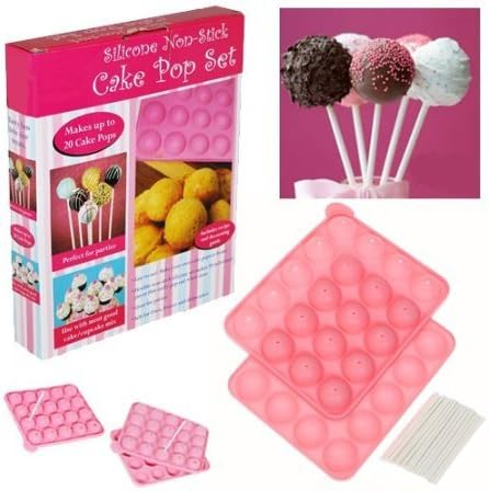 Xrten Silicone Cake Pop Stampo, 20 Cakepops Può Essere Usato Per