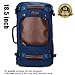 WITZMAN Travel Backpack for Men Women Carry on Luggage Backpack Canvas Rucksack Duffel bag with Shoe Compartment