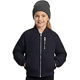 WELAKEN Girls Lightweight Puffer Bomber Jacket – Ultra-Soft Winter Coat with Multiple Pockets
