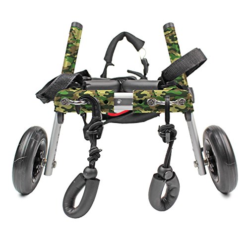 Walkin' Wheels Dog Wheelchair - for Small Dogs 11-17 lbs - Veterinarian Approved - Wheelchair for Back Legs Walkin' Wheels Dog Wheelchair - for Small Dogs 11-17 lbs - Veterinarian Approved - Wheelchair for Back Legs