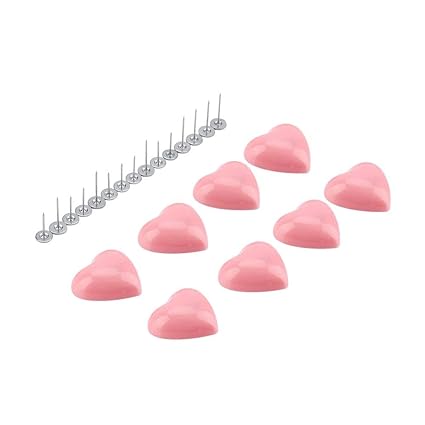 Fdit Blanket Fixer Clip Bed Sheet Clamps Heart-Shaped Quilt Holder - (Pink) (Pack of 8)