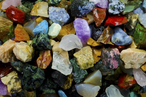 Hypnotic Gems Materials: 3 lbs (BEST VARIETY) of a 28 Stone Extraordinary Mix From Madagascar - 28 Different Stone Types in EVERY bag! Raw Natural Rough Rock Crystals for Tumbling, Cabbing, and More! - Thumbnail 6