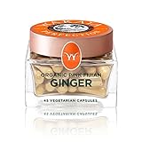 Wakaya Perfection Organic Pink Fijian Ginger Capsules (0.6 oz (45) Vegetarian Gel Caps (380 mg))