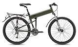 2015 Montague Paratrooper Mountain Folding Bike, Matte Cammy Green