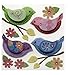 Jolee's Boutique 50-21368 Sticker 3D Stitched Birds, Multicolor