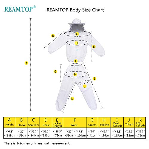 1 REAMTOP+Professional+Beekeeper+Jacket+Gloves