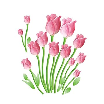 baby pink tulips