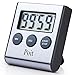 Poit Stainless Steel Digital Cooking Kitchen Timer with Super Strong Magnetic Back and Retractable Stand - Upgrade Release