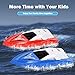 Remote Control Boat for Kids Adults RC Boats for Pools and Lakes 2.4Ghz Racing Boats High Speed 20minutes Play Time Rechargeable Electric RC Toys for 6,7,8-16 Year Old Boys Girls Gifts Blue