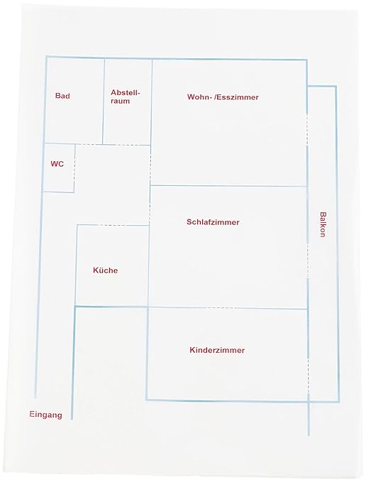Sattleford 100 Blatt Pergamentpapier für Laser/Inkjet-Drucker 90g/A4