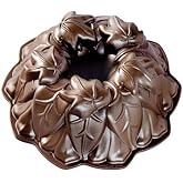 Nordic Ware Harvest Leaves Bundt Pan, Bronze