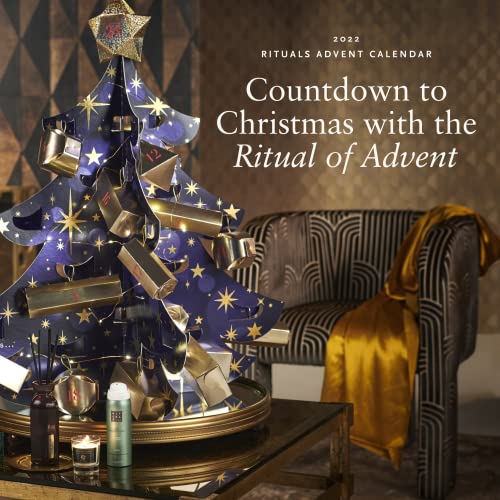 Rituals Advent Calendar 2022 - Luxury Beauty & Home Gift Set With 24 Surprises (3D Christmas Tree Design)