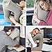 Ralthy Inflatable Travel Pillow, Portable Airplane Pillow Multifunctional Neck and Head Support Lap Pillow for Airplanes Trains Buses and Office Napping (Gray)