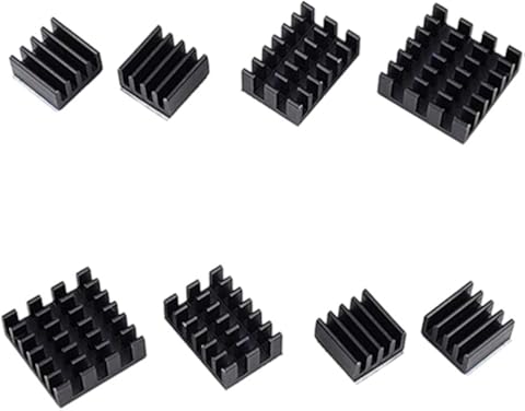 perfk 8 Piezas Disipadores de Calor, Adecuadοs para la Serie Raspberry Pi 4B / 3B + / 3B / 2B