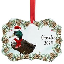 Cayuga Duck Christmas Ornament 2024 - Personalized