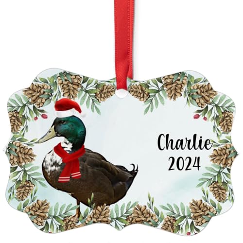 Cayuga Duck Christmas Ornament 2024 - Personalized