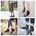 babaka Women Rain boots Waterproof Ankle Garden Shoes Anti-slip Chelsea Booties Black 10.5 B(M) US