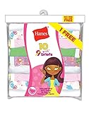 Hanes Girls` ComfortSoft® 10-Pack No Ride Up Briefs