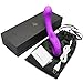 IMO Vibrating Power Wand Massager - Waterproof & Rechargeable G-Spot Vibrator - 3 Powerful Motors & 10 Stimulation Modes - Body Safe Silicone - Best for Women or Couples (Purple)
