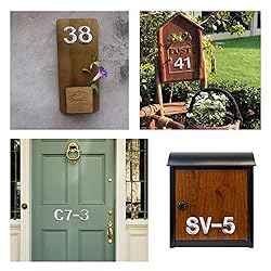 2.75 Inch Adhesive House Numbers, Mailbox
