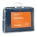 LINENSPA Reversible Down Alternative Comforter and Duvet Insert - All-Season Comforter with Box Stitch and 8 Duvet Loops - Bedding for Kids, Teens, and Adults – Navy/Graphite - Twin XL