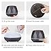 Miserwe Diffuser 550ML Adjustable Mist Aromatherapy Essential Oil Diffuser for Home Yoga Office Spa Waterless Auto Shut-off Diffuser for Essential Oils with 4 Timer Setting 7 LED light