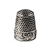 1Pc Sewing Thimbles Finger Protector Needlework Tools Quilting Supplies, Sliver
